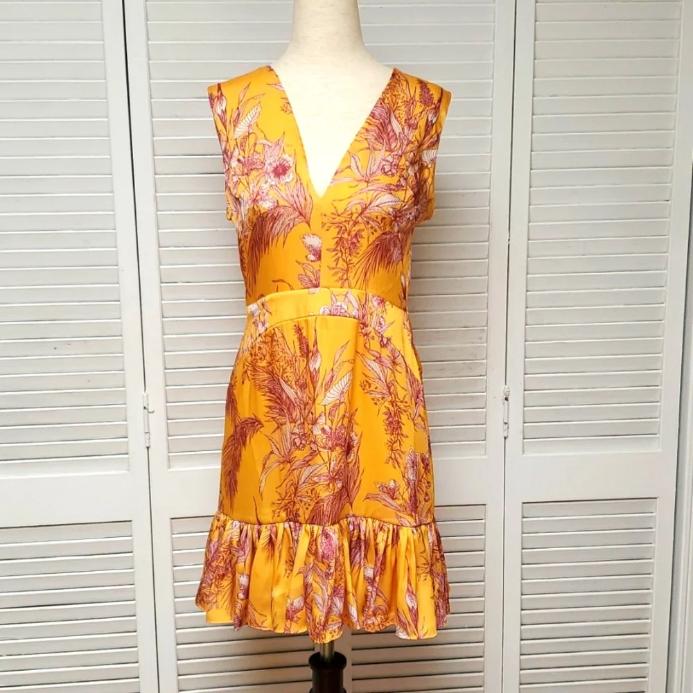 ALEXIS Cassara Floral Mini Dress Size M